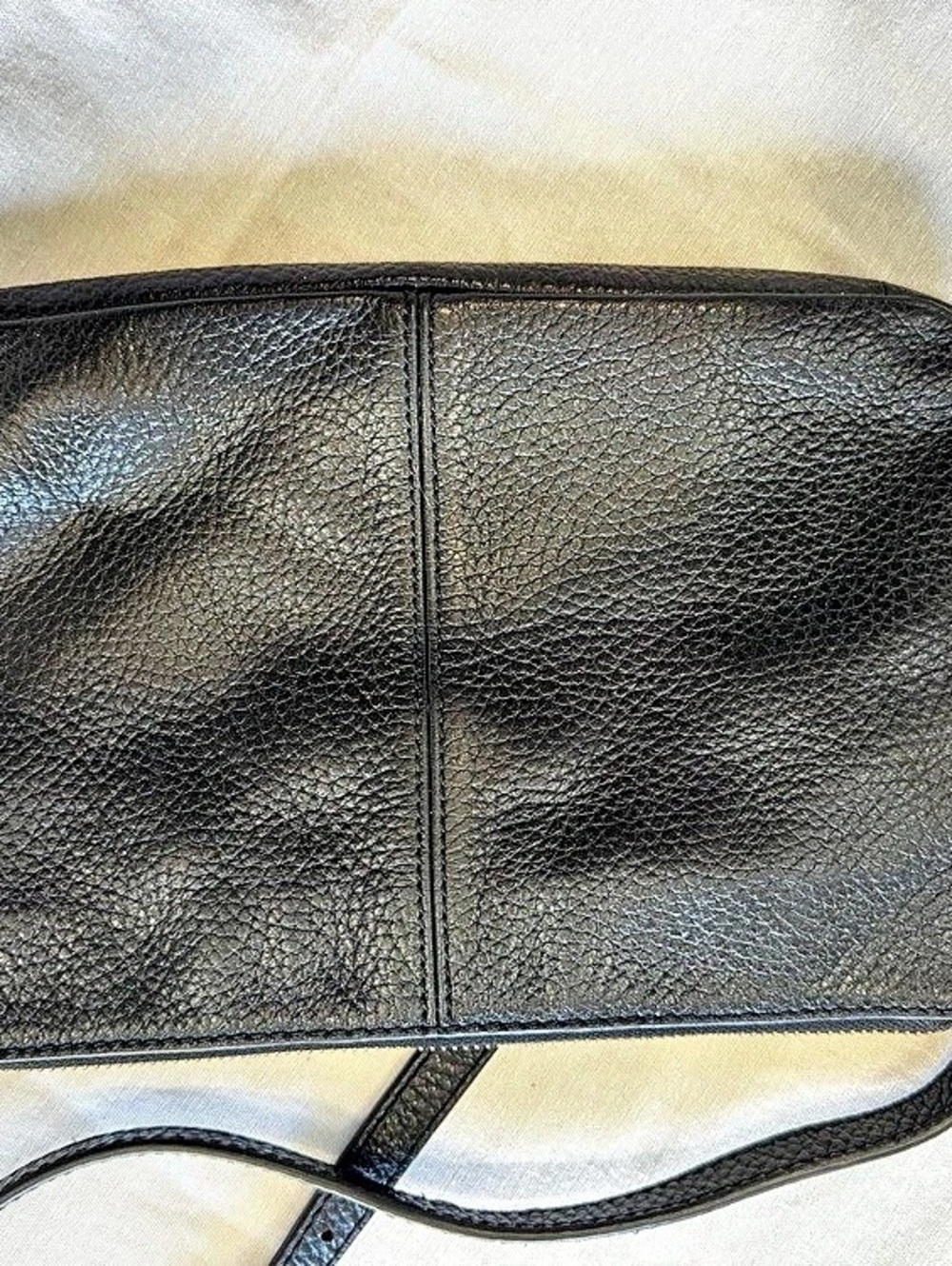 Fossil Gemma black pebbles leather Crossbody purse - Picture 12 of 12